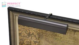 Traditional LED 14"  Mahogany Bronze Picture Light