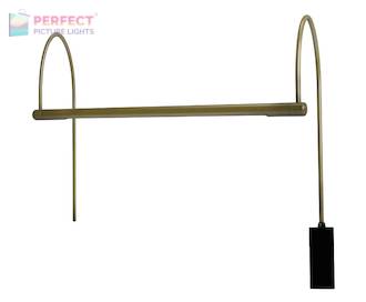 Ultra Slim-Line 15" LED Antique Brass Picture Light