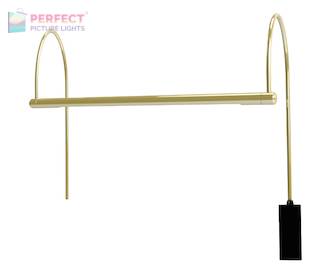 Ultra Slim-Line 15" LED Polished Brass Picture Light