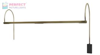 Ultra Slim-Line 28" LED Antique Brass Picture Light