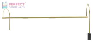 Ultra Slim-Line 41" LED Polished Brass Picture Light