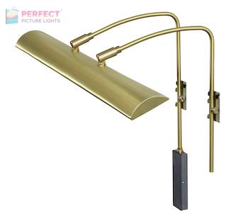 Zenith 24" LEDZ picture light in Satin Brass